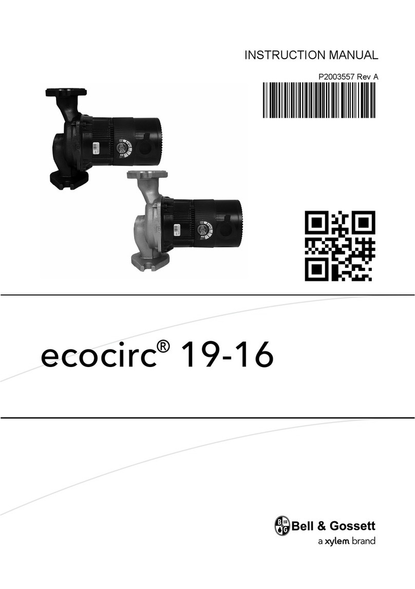 Bell and Gossett ecocirc 19-16 instruction manual