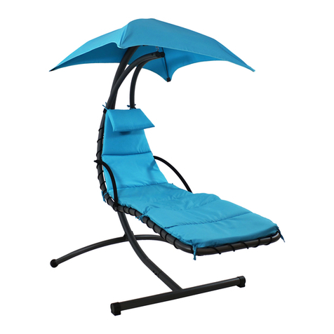 Sunnydaze Decor Floating Chaise quick start guide