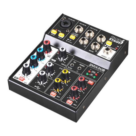 ITALIAN STAGE 2MIX3UB user manual