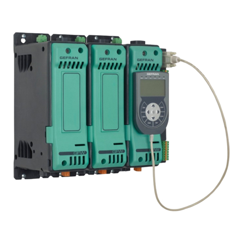 gefran GFW Series User manual