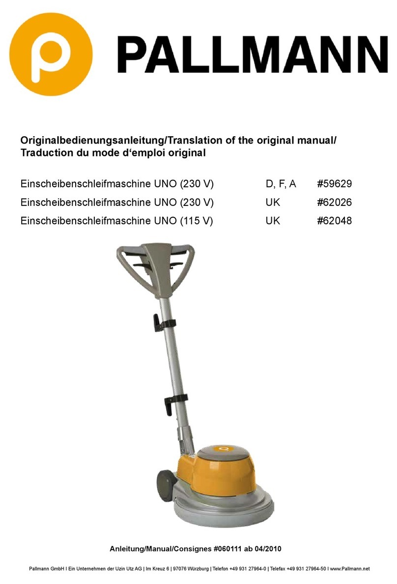 Pallmann UNO Repair manual