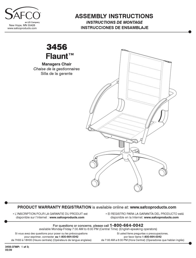 LDI SAFCO Flaunt 3456 User manual LDI SAFCO Flaunt 3456 User manual