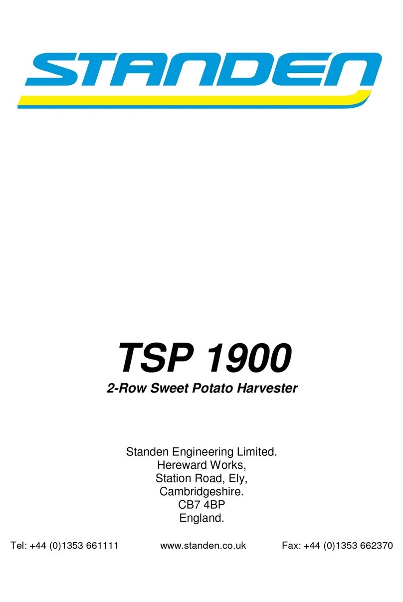 Standen TSP 1900 Operator's handbook
