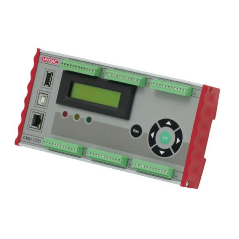 HYDACELECTRONIC CMU 1000 User manual