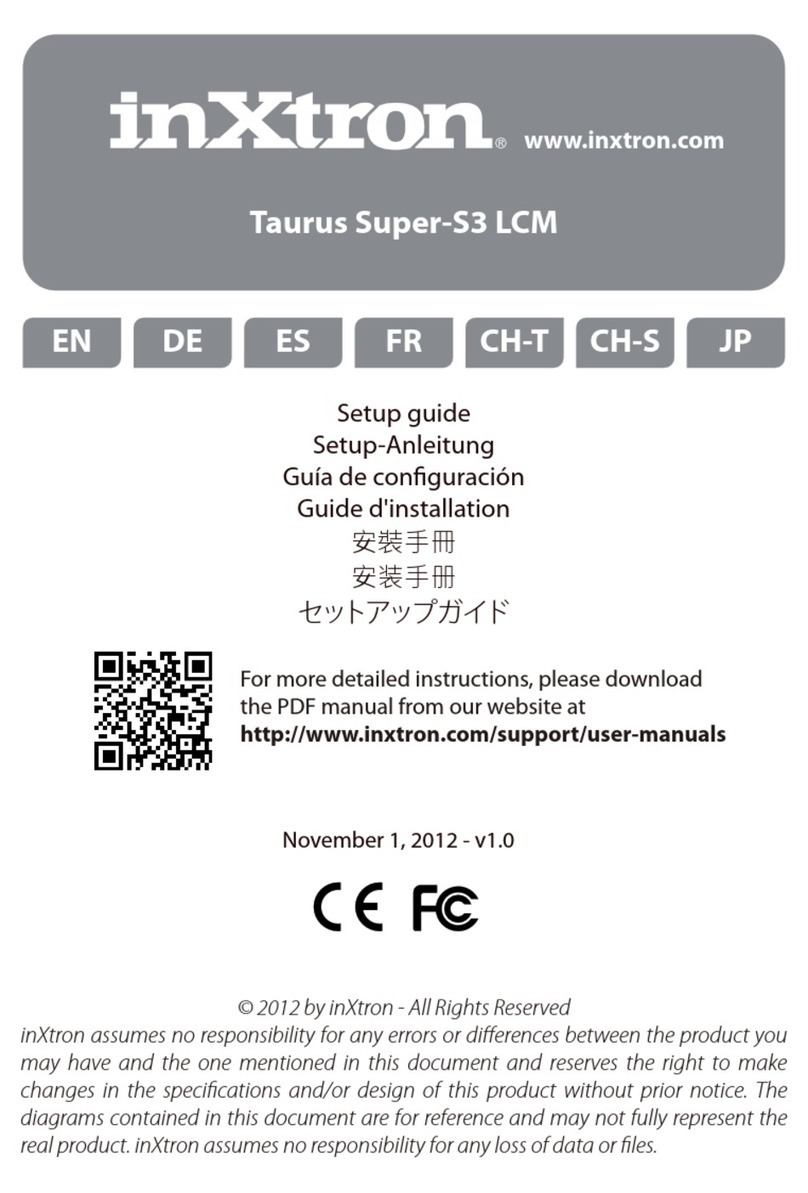 inXtron Taurus Super-S3 LCM Setup guide