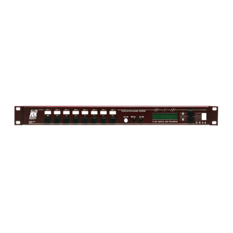ALLEN & HEATH DR66 User manual