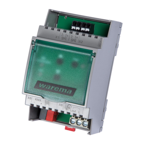 WAREMA KNX SA 16M230 SMI REG installation instructions