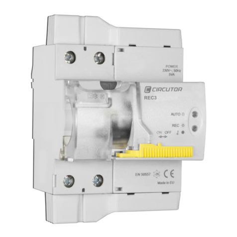 Circutor REC 3 Series instruction manual