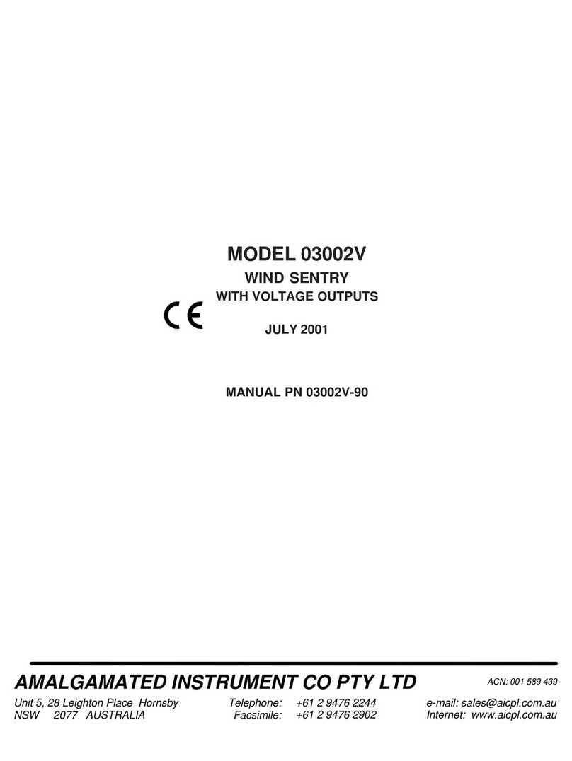 AMALGAMATED INSTRUMENT 03002V manual