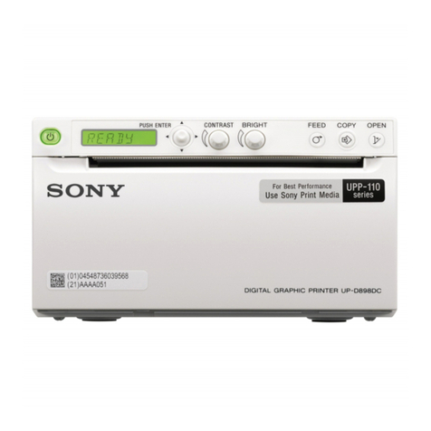 Sony UP-D898DC User manual