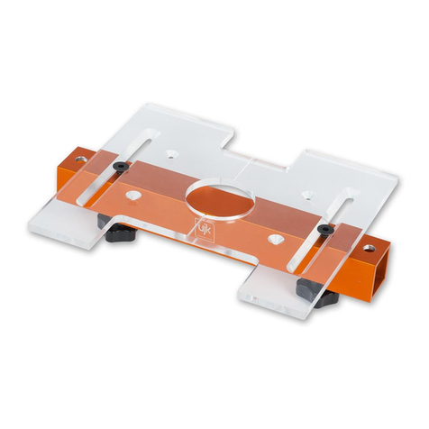 Axminster UJK Cabinet & Recess Hinge Jig Original instructions