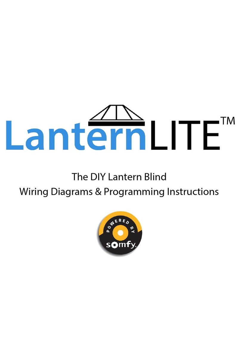 SOMFY LanternLITE Wiring Diagrams & Programming Instructions
