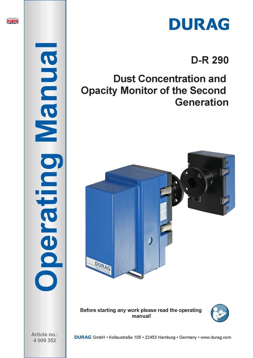 DURAG D-R 290 operating manual
