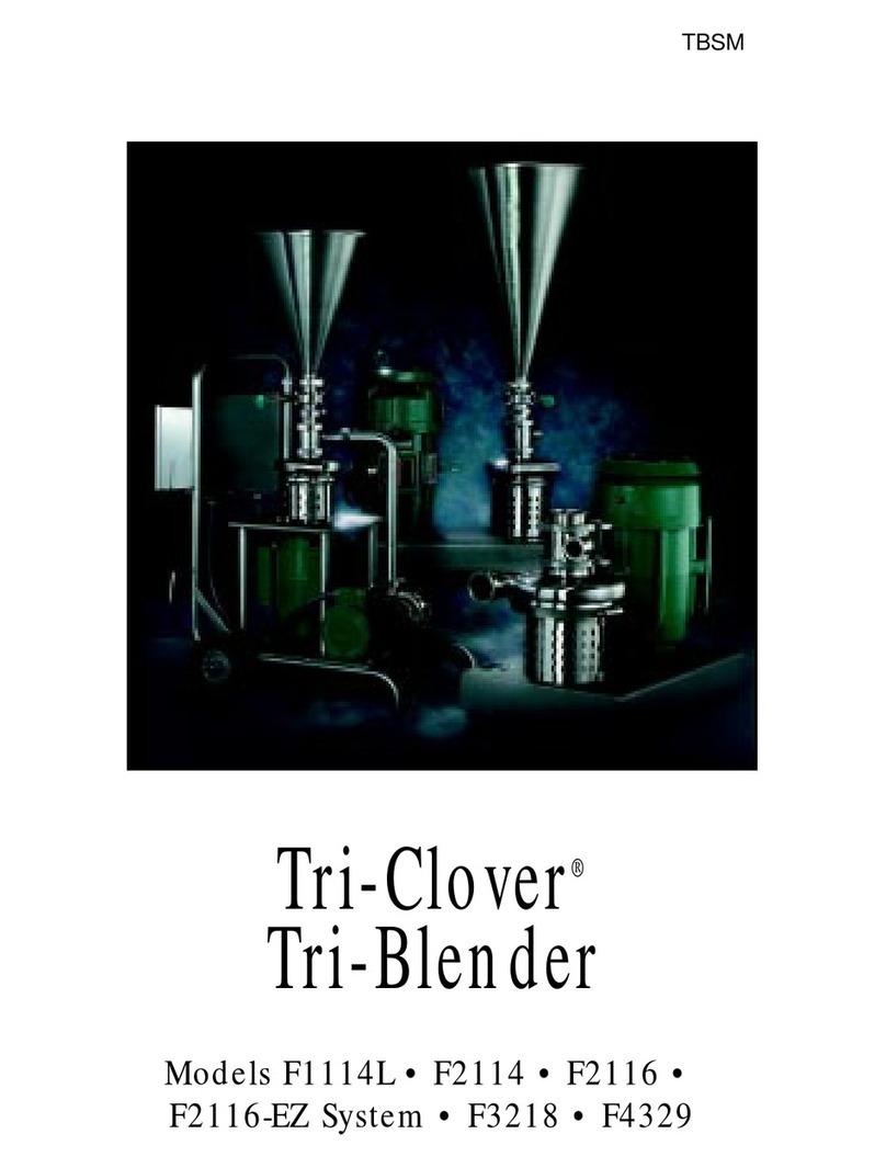Tri-Clover Tri-Blender F1114L manual Tri-Clover Tri-Blender F1114L manual