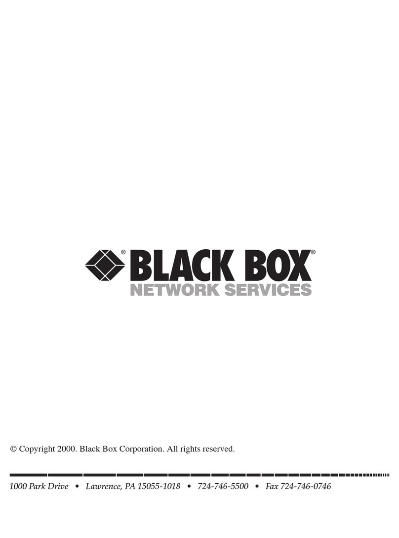 Black Box Code Operated Switch-16 quick start guide