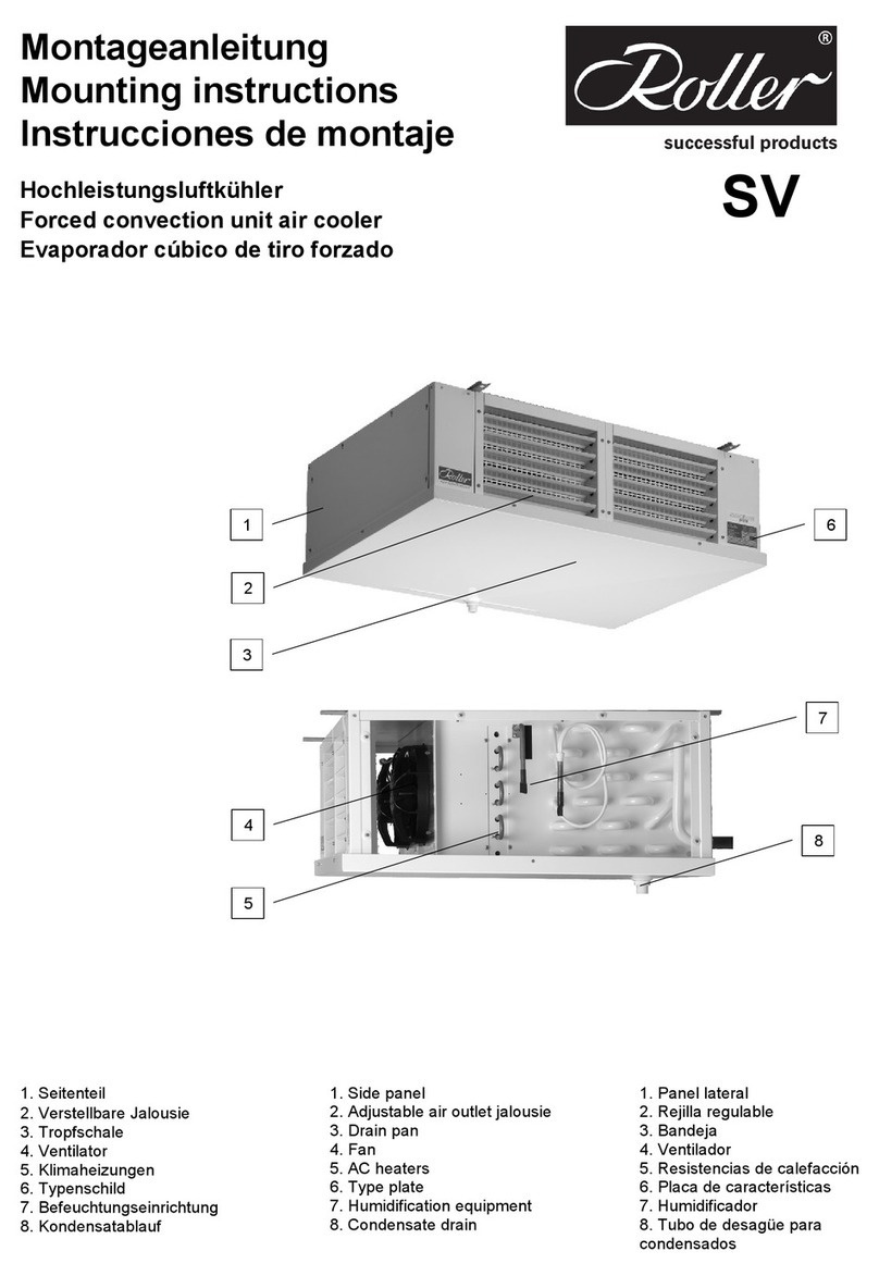 Roller SV Series User manual