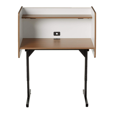 Balt Study Carrel 89788 User manual Balt Study Carrel 89788 User manual