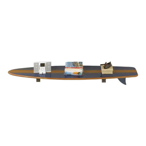 PB TEEN Surfboard Shelf manual
