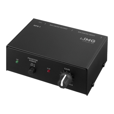 IMG STAGE LINE MPR-1 User manual