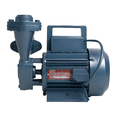 Texmo Industries Taro Single Phase Domestic Monoblock Instructions & operating manual