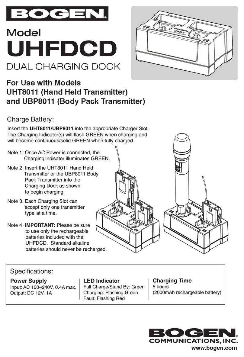 Bogen UHFDCD manual