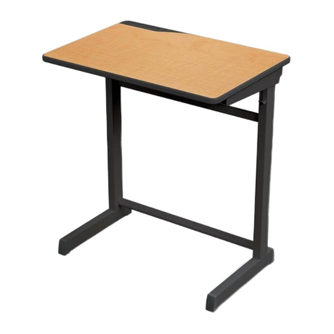 Mooreco Essential Student Desk 91172 Quick start guide
