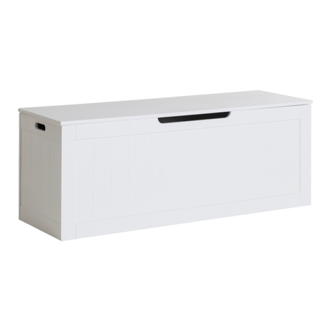 Argos TC Marston White Shake XL Blanket Box... User manual