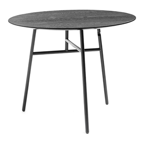 Hay TILT TOP TABLE 185643 instruction manual Hay TILT TOP TABLE 185643 instruction manual