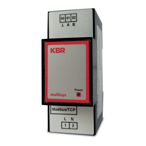 KBR multisys D2-MSMT-1 user manual