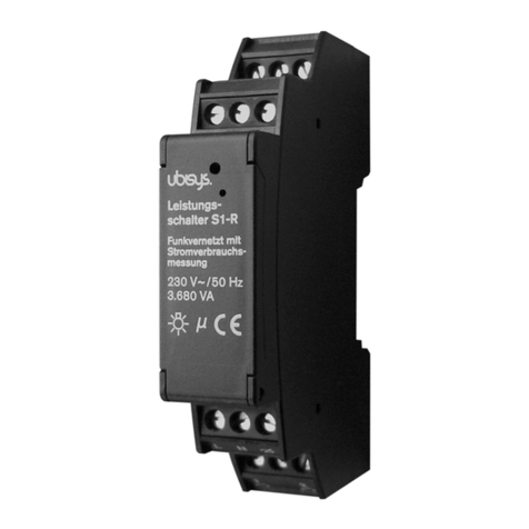 Ubisys Power Switch S1-R User manual