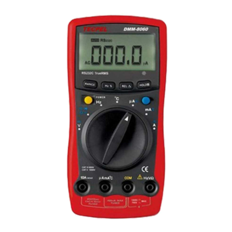 TECPEL DMM8060 operating manual