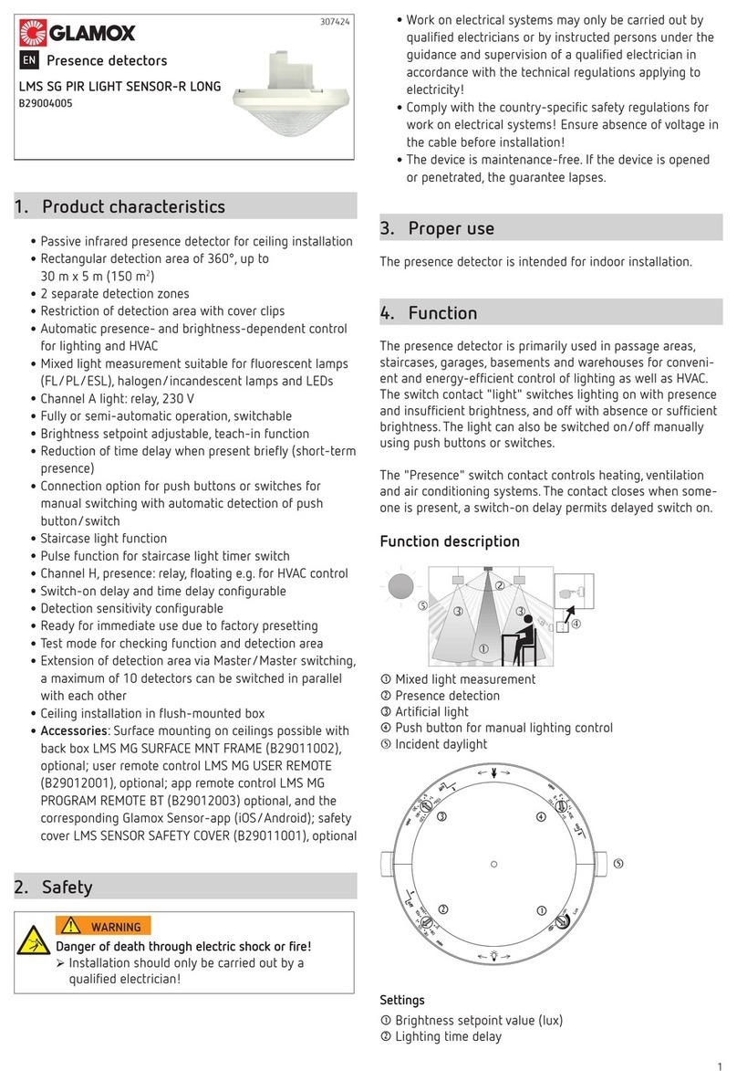 Glamox B29004005 quick start guide