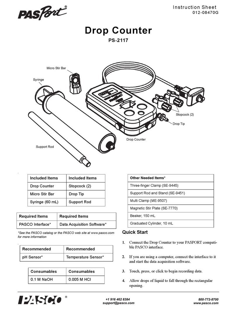 PASCO Pasport PS-2117 User manual