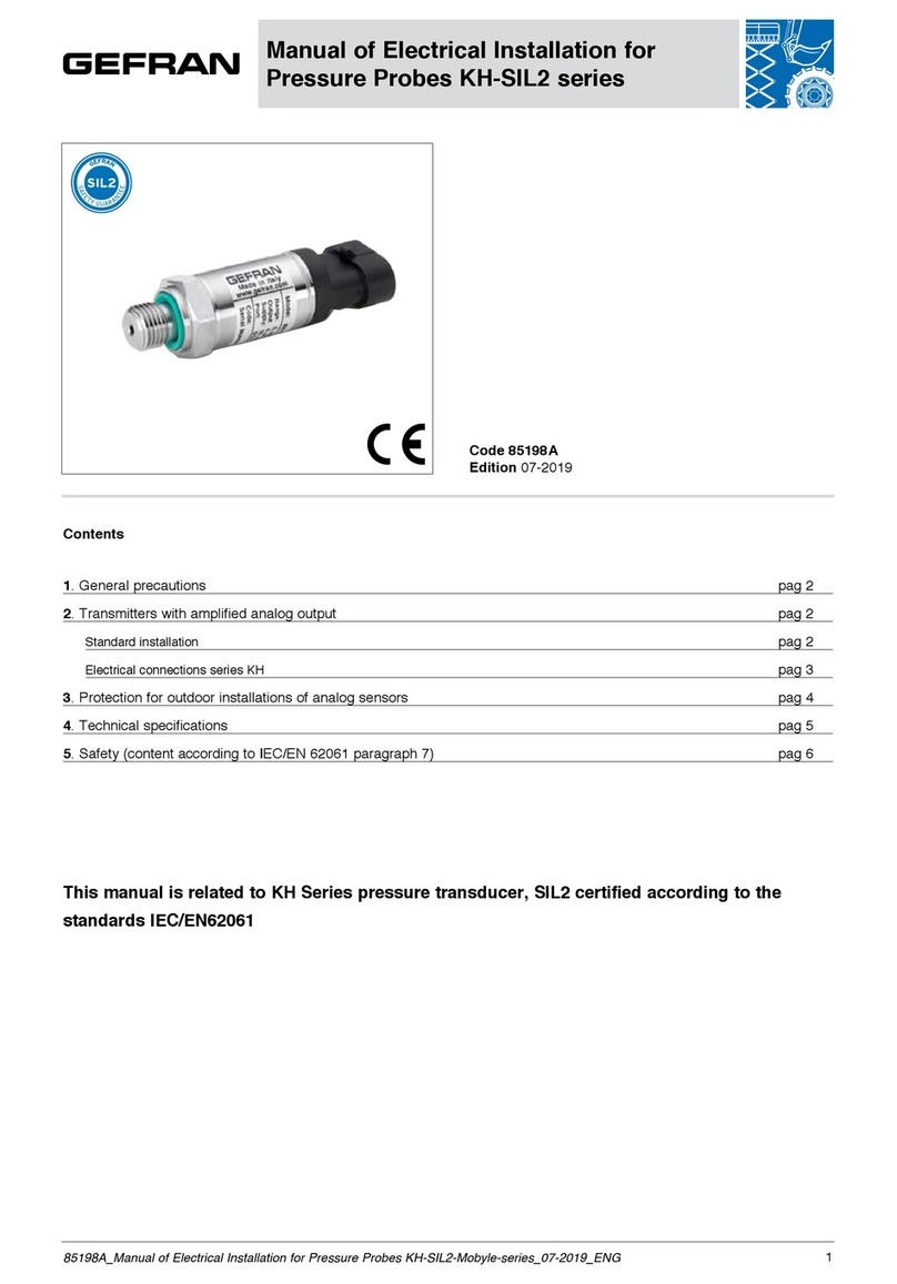gefran KH-SIL2 Series User manual