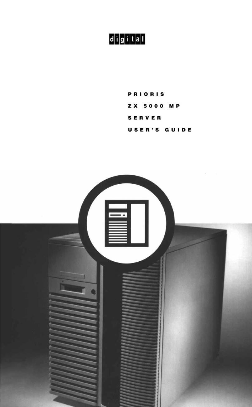 Digital Equipment PRIORIS ZX 5000 MP User manual