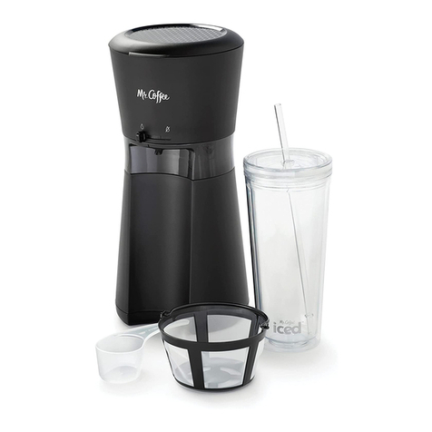Mr. Coffee iced User manual
