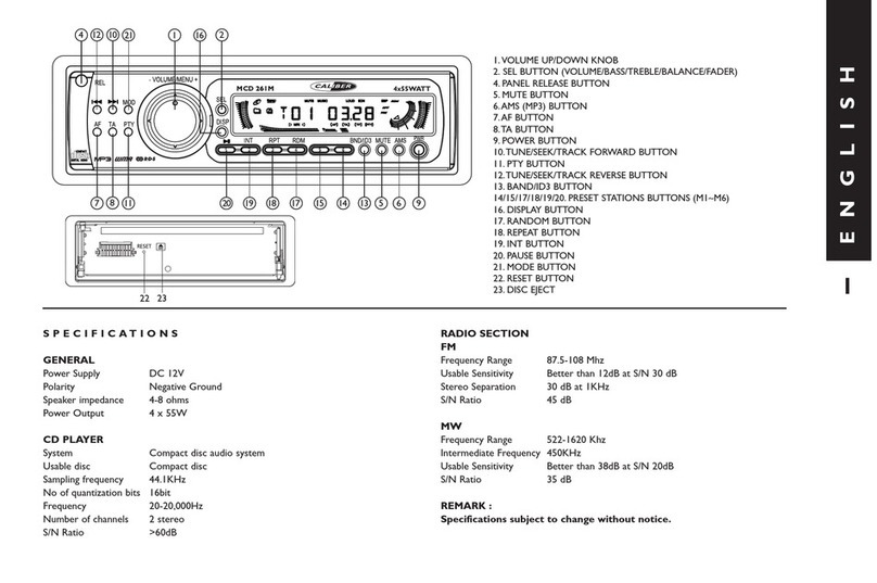 Caliber MCD 230M manual