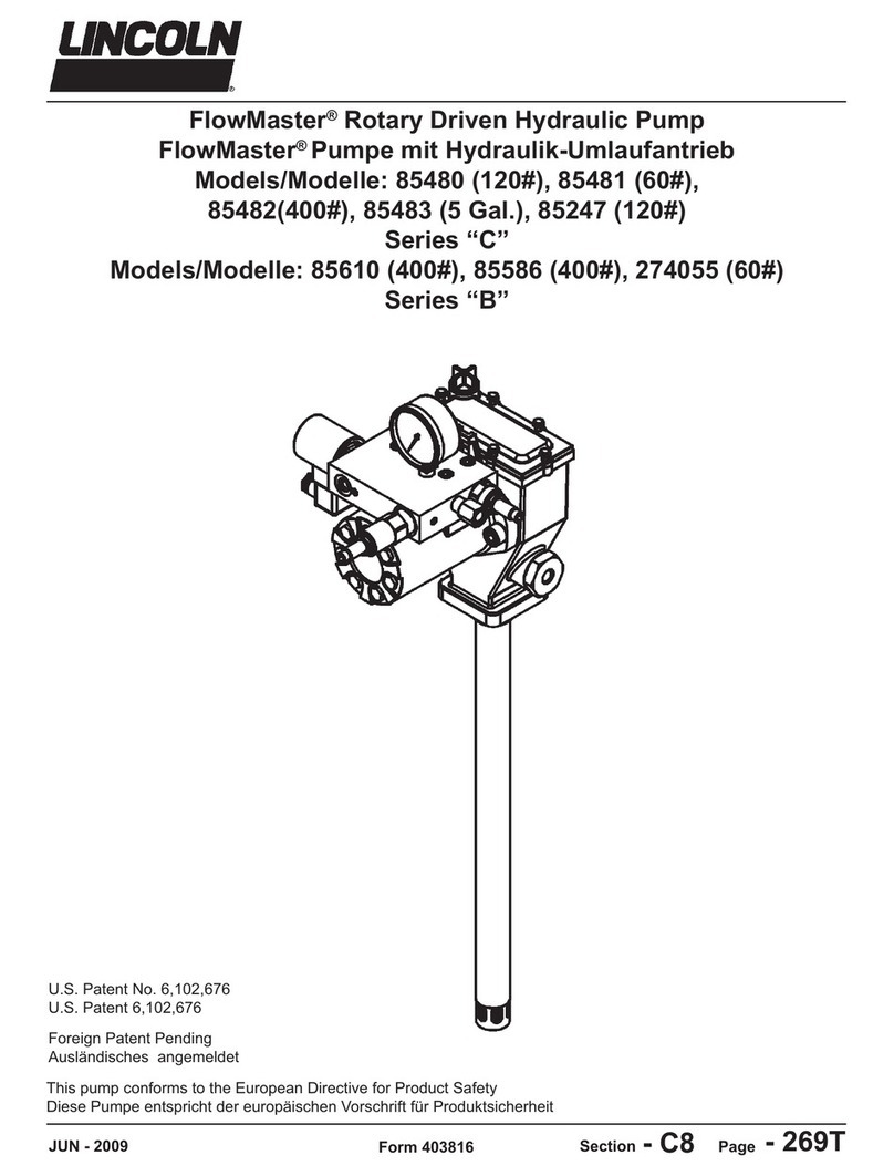 Lincoln FlowMaster C Series User manual