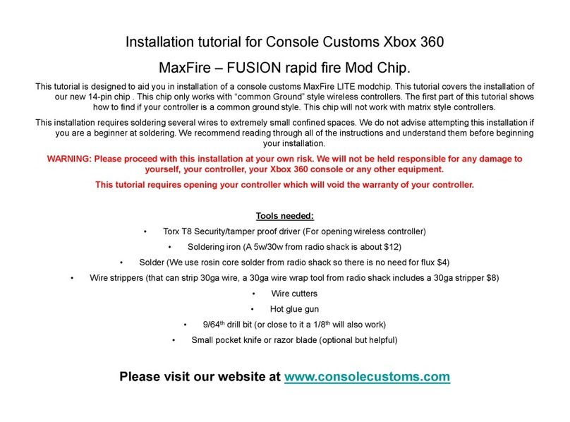 Console Customs MaxFire FUSION Rapid fire Installation Tutorial