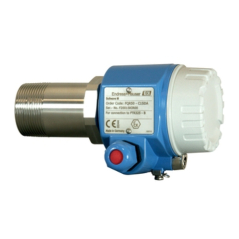 Endress+Hauser Soliwave FQR50 User manual