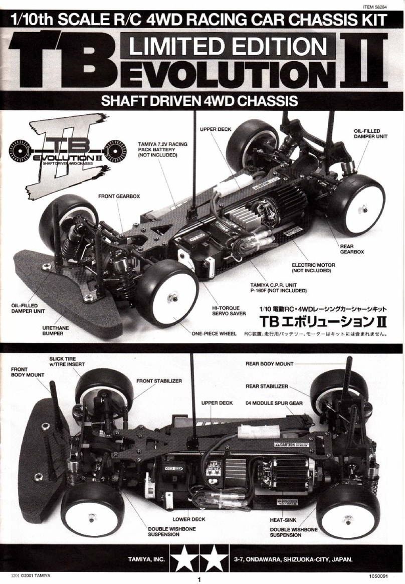 Tamiya TB EVOLUTION II Shaft Driven 4WD Chassis User manual
