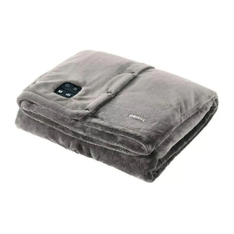 HoMedics ComfortPro Transform Rechargeable Throw instruction manual