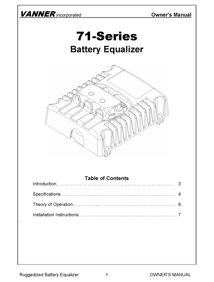 Vanner VANN-Guard 71 Series User manual