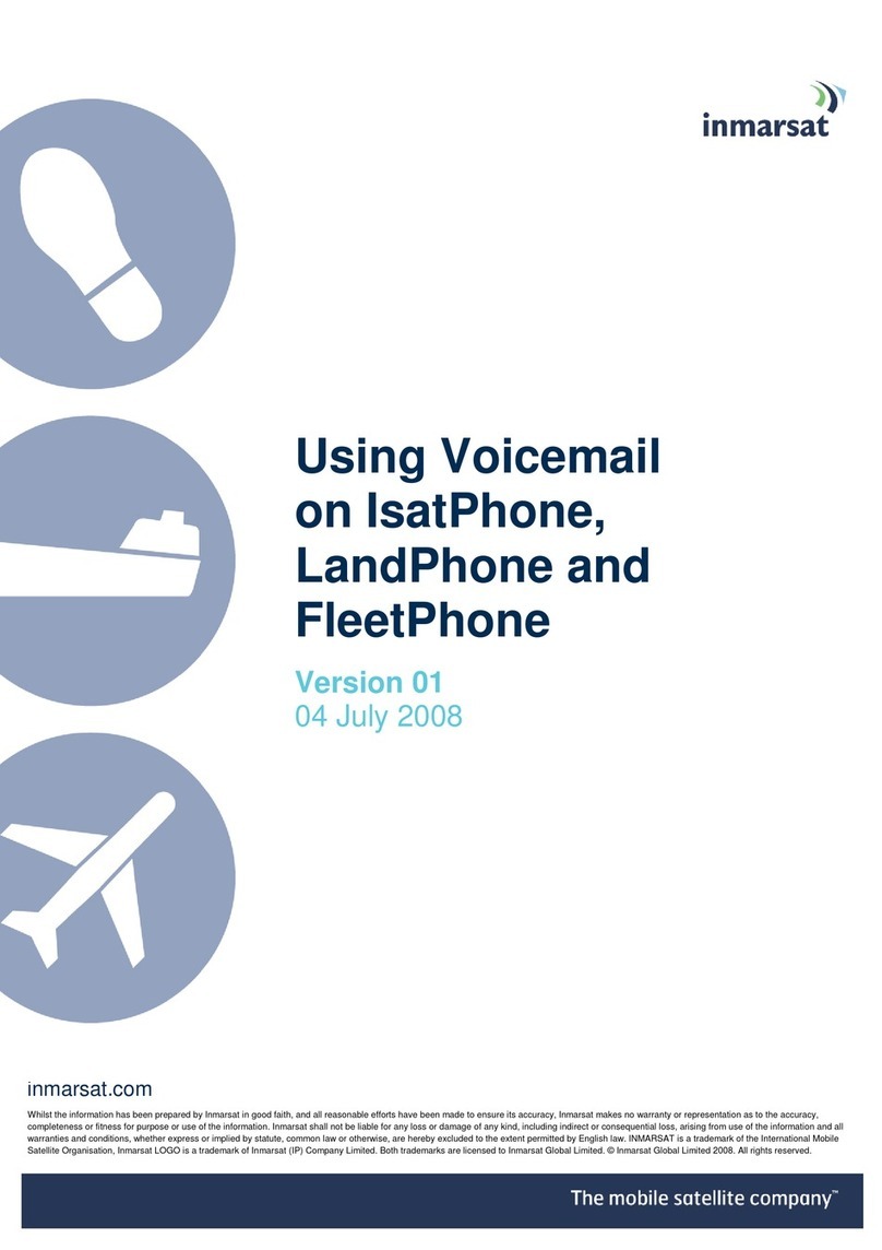 Inmarsat IsatPhone manual