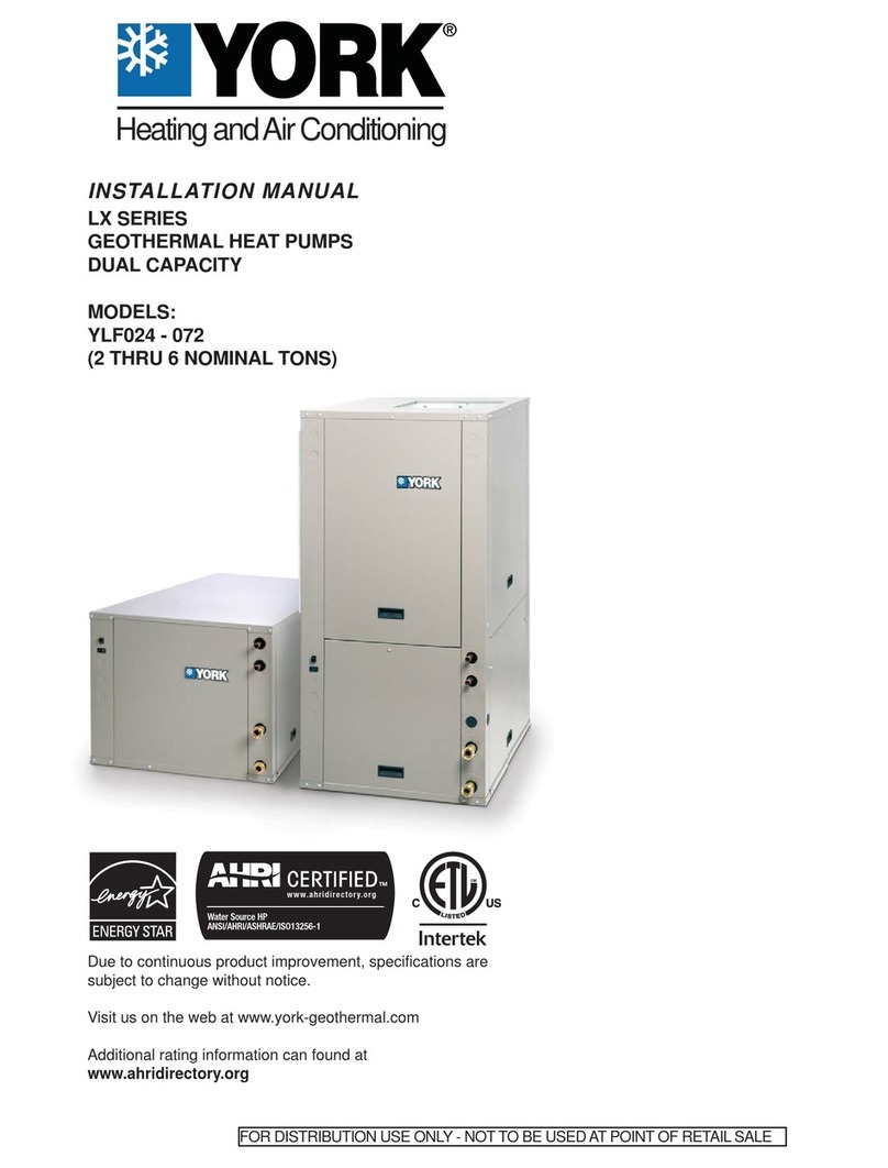 York LX series installation manual