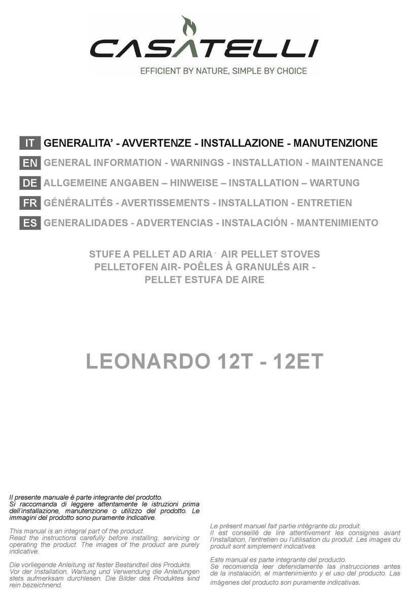 CASATELLI Leonardo 12T GENERAL INFORMATION - WARNINGS - INSTALLATION - MAINTENANCE