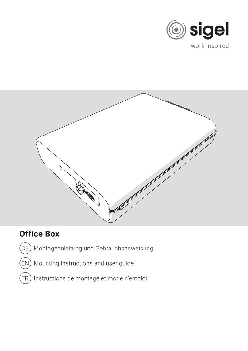Sigel Office Box Mounting instructions and user guide