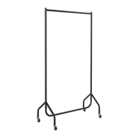 Argos Home Single Clothes Rail Heavy Duty 237/9375 User manual
