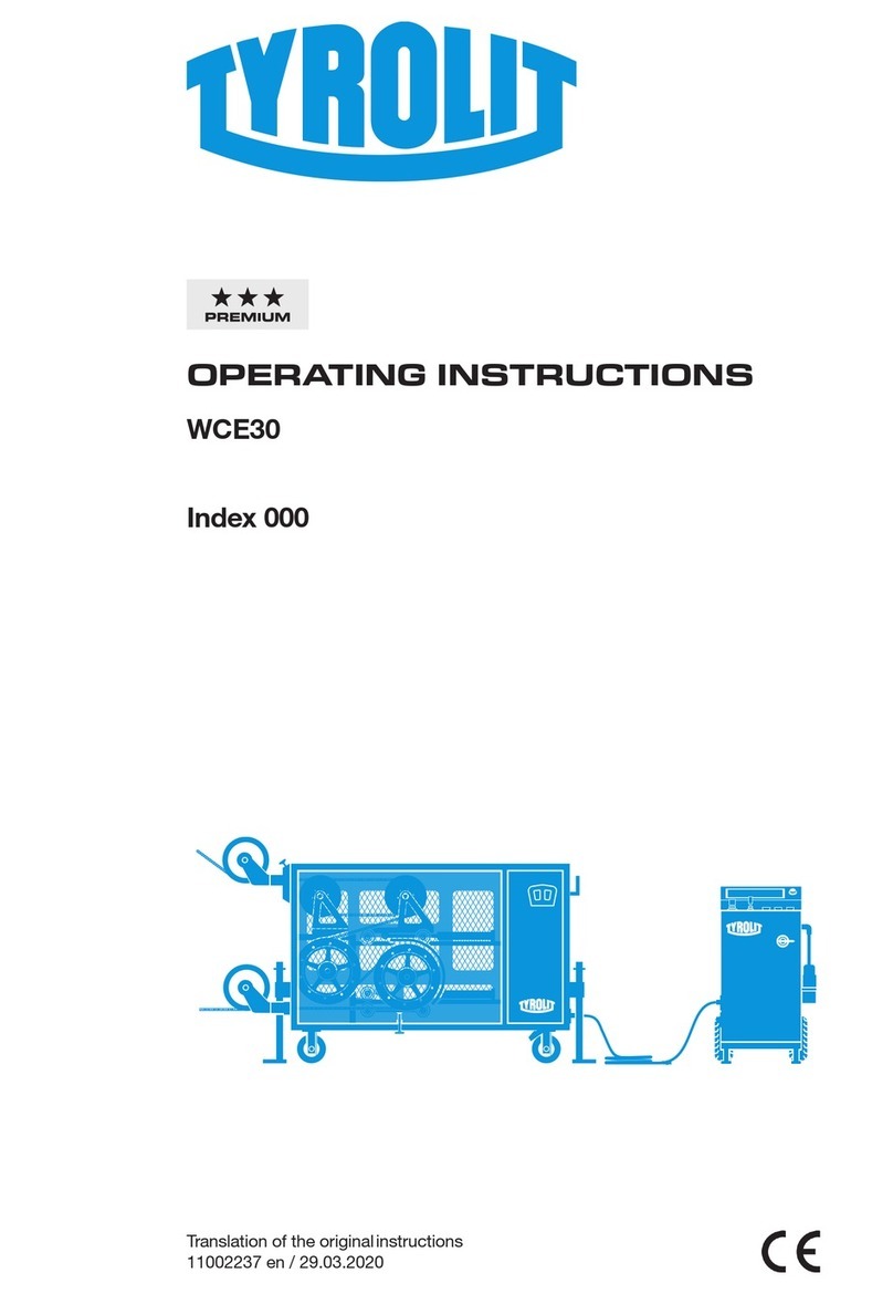 TYROLIT Hydrostress WCE30 operating instructions