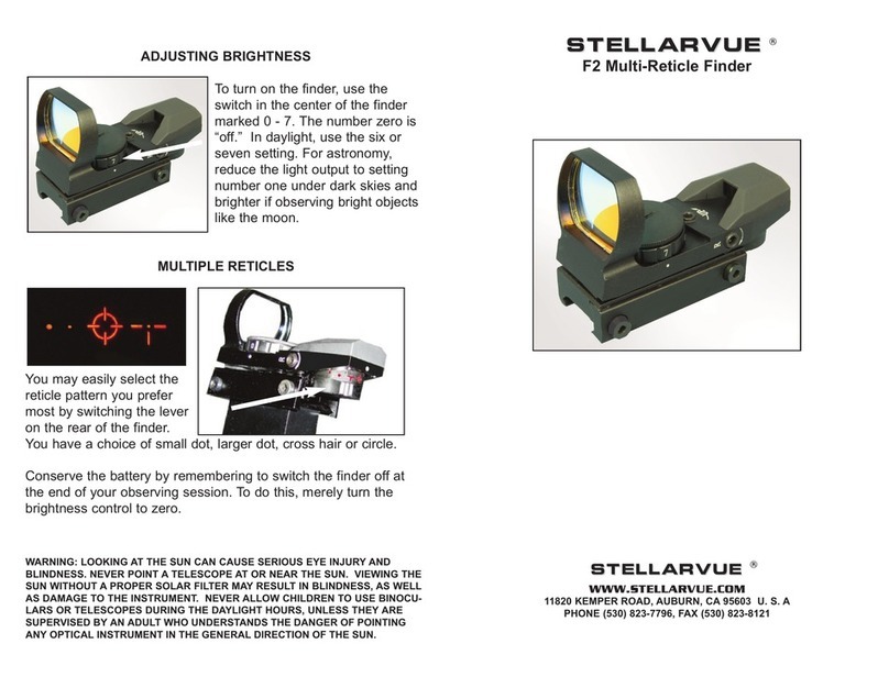 Stellarvue F2 Series manual